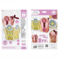 Tonic Studios Dimensions Stanzschablone 24tlg. - Basket Bonita Grandiosa - Geschenkkorb 