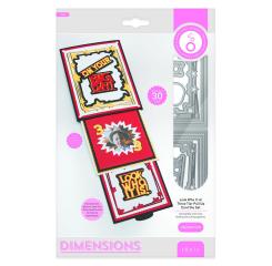 Tonic Studios Dimensions Stanzschablone 30tlg. - Look Who It Is Pull Up Geschenkarte 