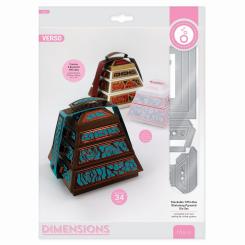 Tonic Studios Dimensions Stanzschablone 34tlg. - Glistening Pyramiden Box 