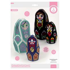 Tonic Studios Dimensions Stanzschablone 54tlg. - Matryoshka 