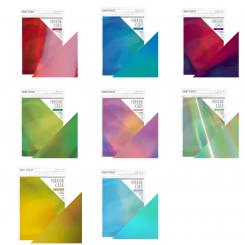 Tonic Studios Irisierender-Spiegelkarton DIN A4  250g/m²  - 5 Bögen 