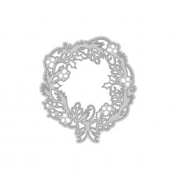 Tonic Studios Rococo Weihnachts Stanzschablone 1tlg. - Ilex Kranz 