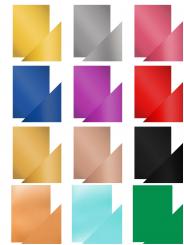 Tonic Studios Satin-Spiegelkarton DIN A4  250g/m²  - 5 Bögen 