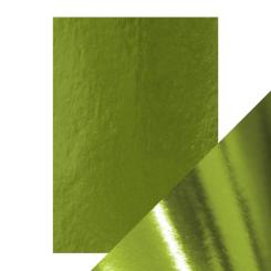 Tonic Studios Spiegelkarton DIN A4  250g/m²  - 5 Bögen Holly Grün Holly Grün