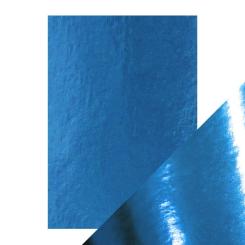 Tonic Studios Spiegelkarton DIN A4  250g/m²  - 5 Bögen Imperial Blau Imperial Blau