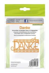 Tonic Studios Stanz & Prägeschablone 1tlg. - Deutsche Texte - Danke 