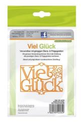 Tonic Studios Stanz & Prägeschablone 1tlg. - Deutsche Texte - Viel Glück 