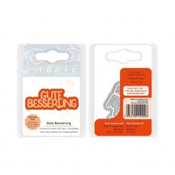 Tonic Studios Stanz & Prägeschablone 2tlg. - Deutsche Texte - Gute Besserung 