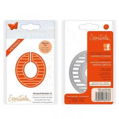 Tonic Studios Stanz & Prägeschablone 2tlg. - Große Zahlen - 0 