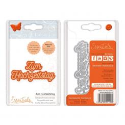 Tonic Studios Stanz & Prägeschablone 4tlg. - Deutsche Texte - Zum Hochzeitstag 