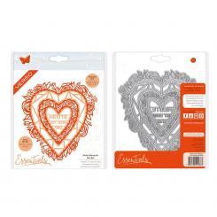 Tonic Studios Stanz & Prägeschablone 7tlg. - Deutsche Texte - Herz - Heute ist Dein Tag 