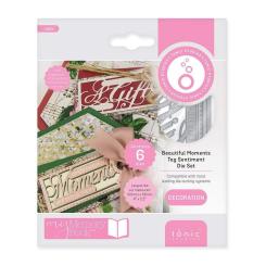 Tonic Studios Stanzschablone 6tlg. - My Memory Book Beautiful Moments Tag Sentiments 