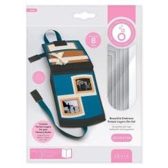 Tonic Studios Stanzschablone 8tlg. - My Memory Book Beautiful Embrace Simple Layers 