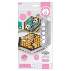 Tonic Studios Stanzschablone 8tlg. - My Memory Book Honeycomb Memories Half 