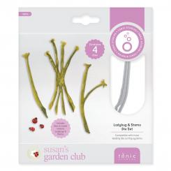 Tonic Studios Susan's Garden Club Stanzschablone 4tlg. - Marienkäfer & Stems 