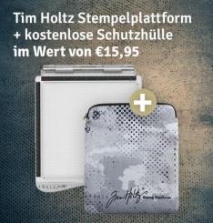 Tonic Studios Tim Holtz - Stempelplattform 21,5 x 21,3 cm + Schutzhülle 