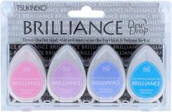 Tsukineko Brilliance Dew Drops Stempelkissen 4er Set - Jewel tone 