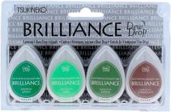 Tsukineko Brilliance Dew Drops Stempelkissen 4er Set - Treehouse 