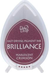 Tsukineko Brilliance Dew Drops Stempelkissen Crimson / Perlmutt Karmesin-Rot Crimson / Perlmutt Karmesin-Rot