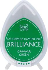 Tsukineko Brilliance Dew Drops Stempelkissen Green / Gamma Grün Green / Gamma Grün