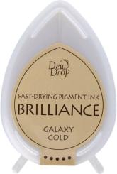 Tsukineko Brilliance Dew Drops Stempelkissen Metallic Galaxy Gold Metallic Galaxy Gold