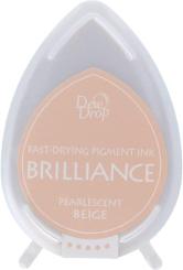 Tsukineko Brilliance Dew Drops Stempelkissen Perlmutt Beige Perlmutt Beige