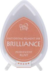 Tsukineko Brilliance Dew Drops Stempelkissen Rust / Perlmutt Rost-Braun Rust / Perlmutt Rost-Braun