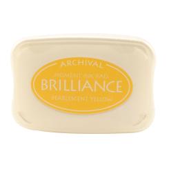 Tsukineko Brilliance Stempelkissen Yellow / Perlmutt Gelb Yellow / Perlmutt Gelb