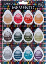 Tsukineko Memento Dew Drops Stempelkissen  12er Set - Snow Cones 