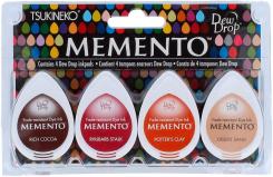 Tsukineko Memento Dew Drops Stempelkissen  4er Set - Arizonda Canyons 