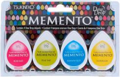 Tsukineko Memento Dew Drops Stempelkissen  4er Set - Beach Party 