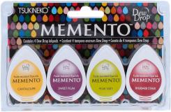 Tsukineko Memento Dew Drops Stempelkissen  4er Set - Farmer's Market 