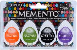 Tsukineko Memento Dew Drops Stempelkissen  4er Set - Jelly Beans 