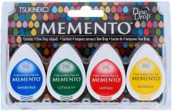 Tsukineko Memento Dew Drops Stempelkissen  4er Set - Prime Time 