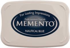 Tsukineko Memento L Stempelkissen Nautical blue Nautical blue