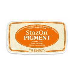 Tsukineko StazOn Pigment Stempelkissen Orange Peel / Orange Orange Peel / Orange