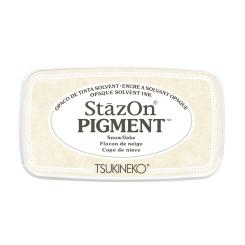 Tsukineko StazOn Pigment Stempelkissen Snowflake / Weiß Snowflake / Weiß