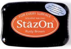 Tsukineko StazOn Stempelkissen Rusty brown Rusty brown