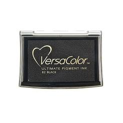 Tsukineko Versa Color L Stempelkissen Black / Schwarz Black / Schwarz