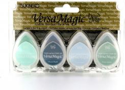 Tsukineko Versa Magic Chalk Dew Drops Stempelkissen 4er Set - Pretty Pastel 