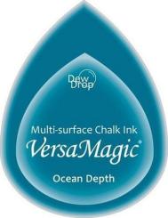 Tsukineko Versa Magic Chalk Dew Drops Stempelkissen Ocean Depth Ocean Depth