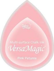 Tsukineko Versa Magic Chalk Dew Drops Stempelkissen Pink Petunia Pink Petunia