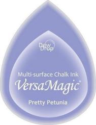 Tsukineko Versa Magic Chalk Dew Drops Stempelkissen Pretty Petunia Pretty Petunia