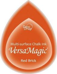 Tsukineko Versa Magic Chalk Dew Drops Stempelkissen Red Brick Red Brick