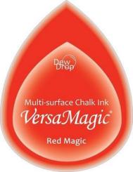 Tsukineko Versa Magic Chalk Dew Drops Stempelkissen Red Magic Red Magic