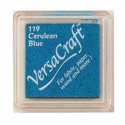 Tsukineko VersaCraft S Textil Stempelkissen Cerulean blue / Cerulean Blau Cerulean blue / Cerulean Blau