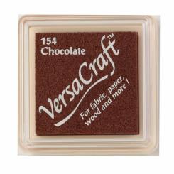 Tsukineko VersaCraft S Textil Stempelkissen Chocolate / Schokobraun Chocolate / Schokobraun