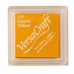 Tsukineko VersaCraft S Textil Stempelkissen Lemon yellow / Zitronengelb Lemon yellow / Zitronengelb