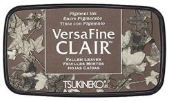 Tsukineko VersaFine clair Stempelkissen Fallen Leaves / Taupe Fallen Leaves / Taupe