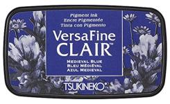 Tsukineko VersaFine clair Stempelkissen Medieval Blue / Marine Blau Medieval Blue / Marine Blau